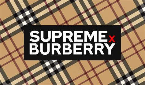 maglietta supreme x burberry|supreme x burberry release date.